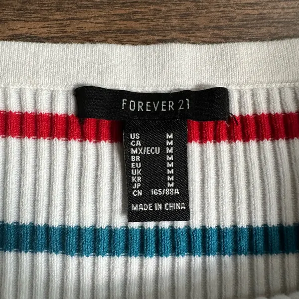 FOREVER 21 Striped Tube Top - Image 4