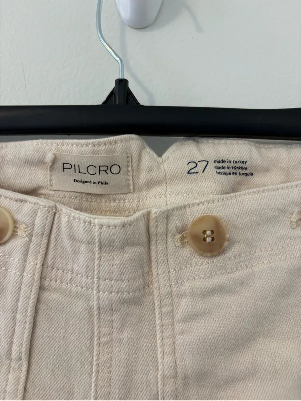Pilcro‎ The Kit High-Rise Wide-Leg Utility Trouser Jeans Size 27 - Image 4