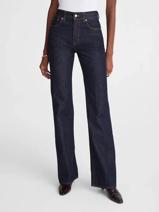 Madewell The Vintage Flare Jeans Size 31 Dark Blue NWT 30” Inseam - Image 2