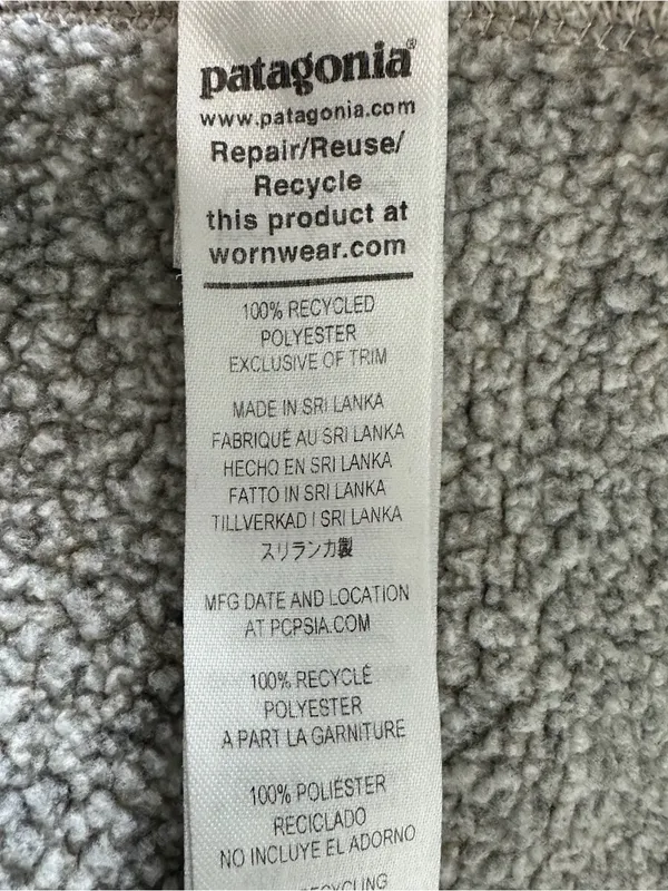 Patagonia Better Sweater 1/4 Zip Pullover Women’s Small Gray Fleece Jacket - Image 6