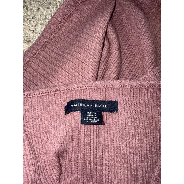 American Eagle - Square Neck Cami - Mauve Purple, Medium - Image 3