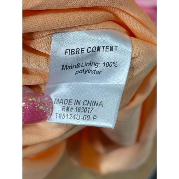 Princess Polly Lars Maxi Dress Orange Multi Tie Dye Ruffle Slip Dress Resort 6 - Image 7