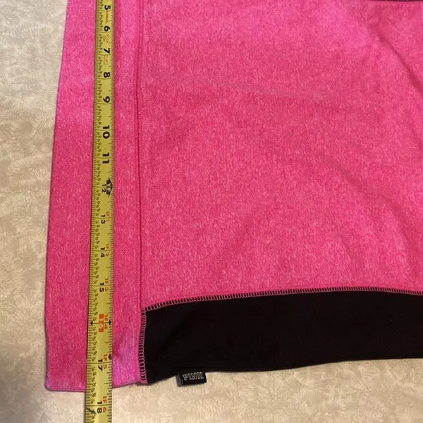Victoria's‎ Secret Pink Ultimate 1/4 Zip Pullover Jacket Pink Black Small - Image 11