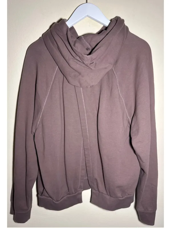 Athleta Mauve Hoodie Sweatshirt Size XL PTP 23” - Image 3