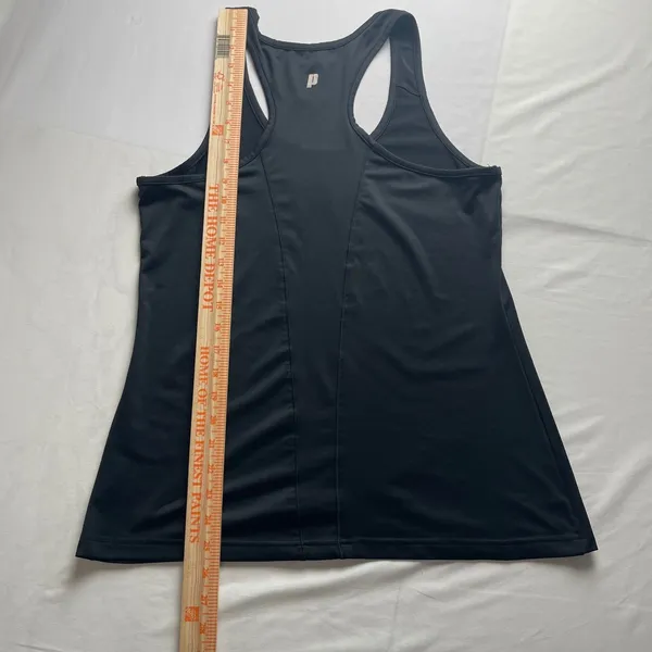 Prince Womens Black Racerback Athletic Tank‎ Top Sleeveless Sport - Image 3