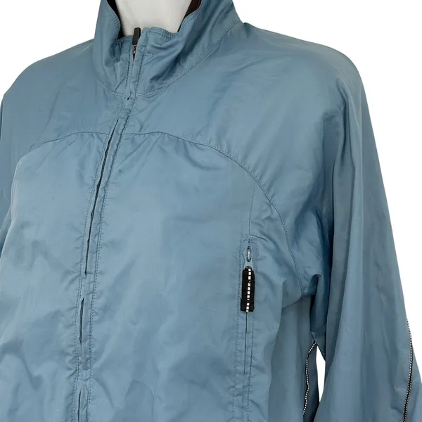 REI Lightweight Windbreaker Jacket Full Zip Pockets Women S/M Running Athletic‎ - Image 4