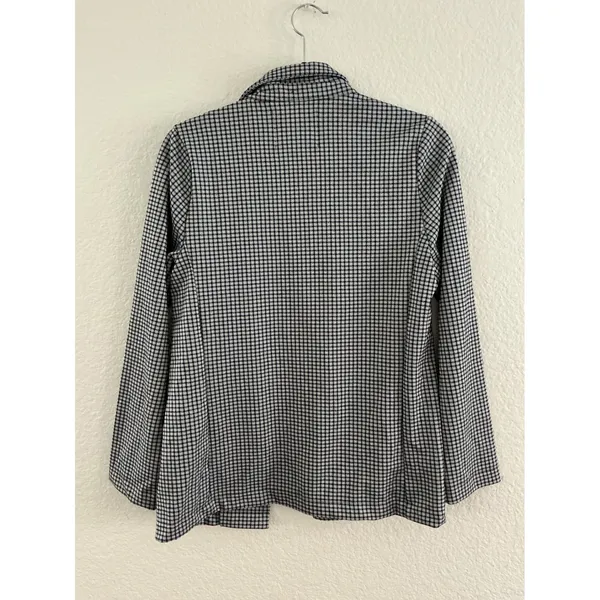 Wallflower Blazer Size M Houndstooth Knit Open Front Cardigan Jacket WNG13653T - Image 2