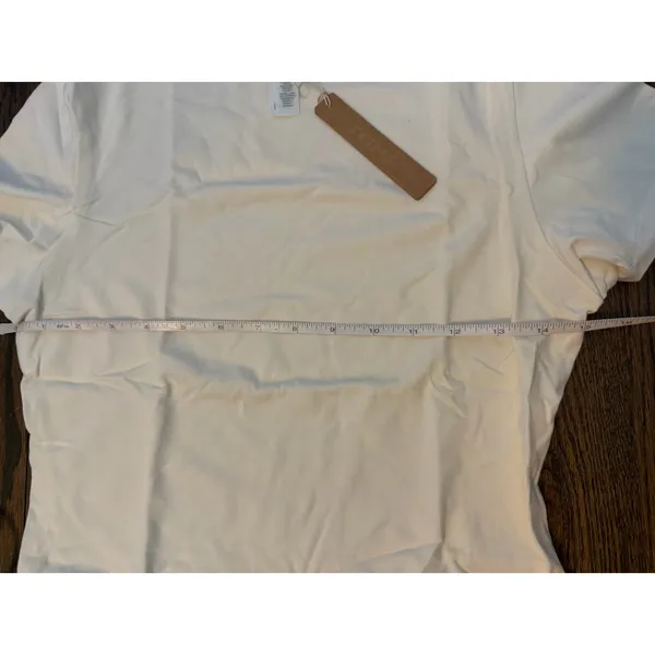 Skims Cotton Jersey Sz L Short Sleeve T-shirt Marble NWT - Image 4