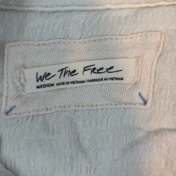 We The Free (Free people) Rockaway Oversized Ivory Top Women’s Size Medium - Image 10