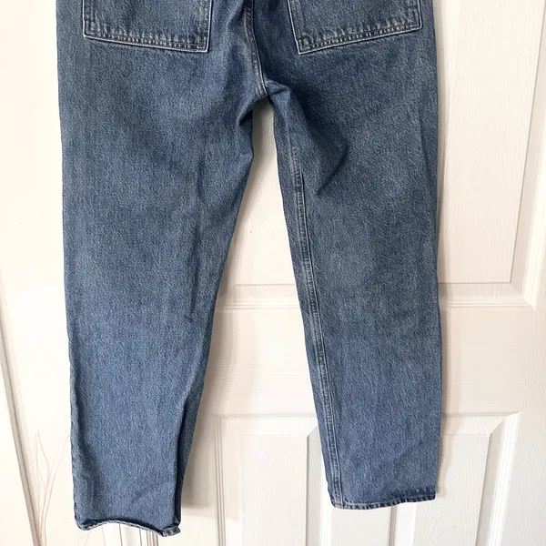 AGOLDE Cooper Cargo Denim Jeans A9120 Revolution Dark Wash 26 - Image 11