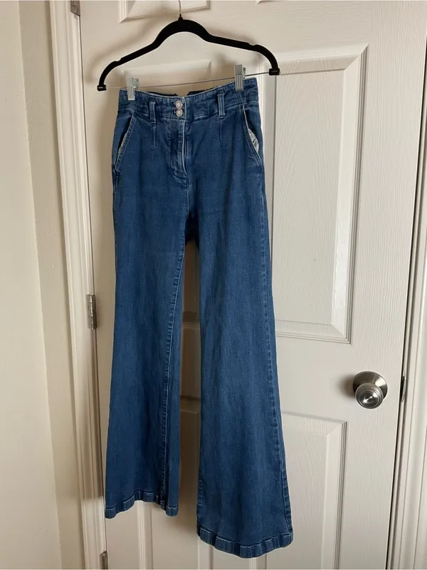 Maeve by Anthropologie Wide Leg Denim Jeans Size 25 - Image 2