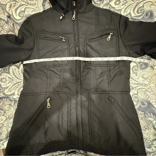 DKNY Puffer Black coat jacket size small , be proactive for fall & winter :) - Image 6