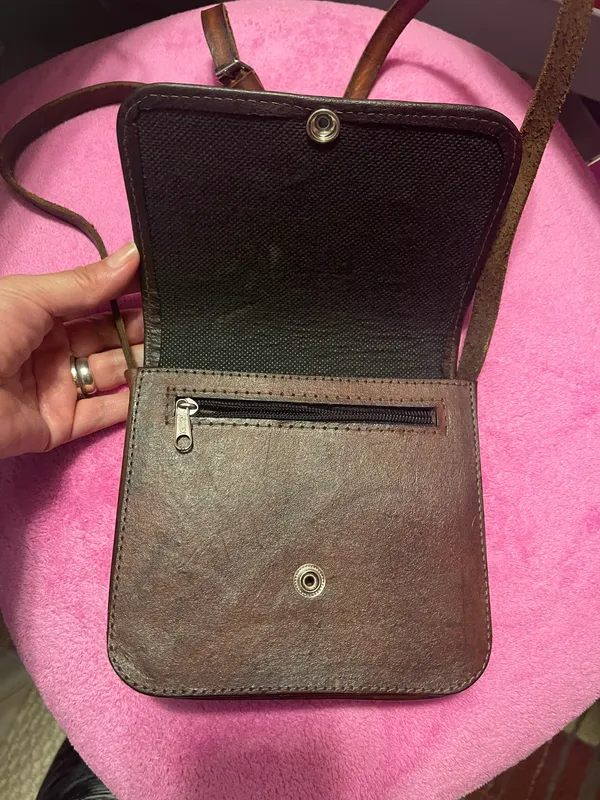 Leather Crossbody Purse - Image 4