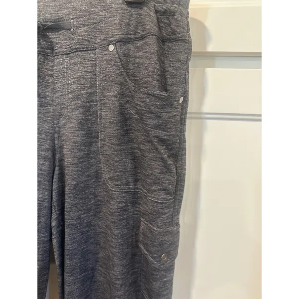 Kuhl Mova Straight Leg Pants Charcoal Athleisure Gray Cargo Hiking Women 12 Reg - Image 4