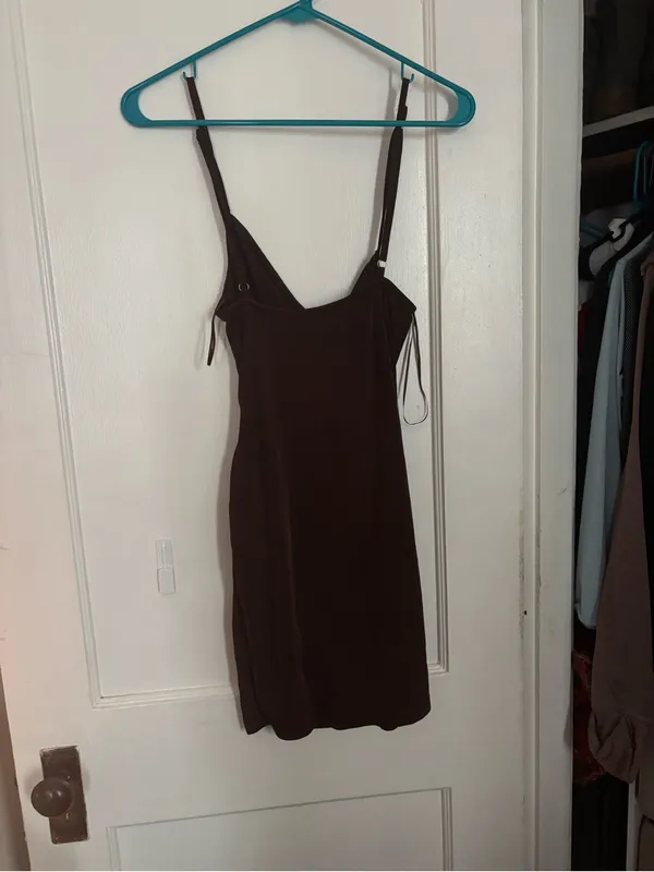 Grey Bandit Brown Mini Dress - Image 2