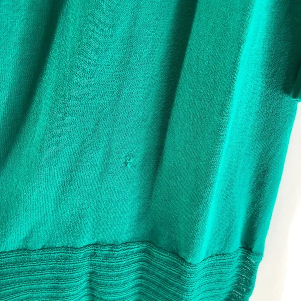 Chico's Cardigan Sweater Thin Knit Long Duster Lightweight Green Size 2 US L - Image 2