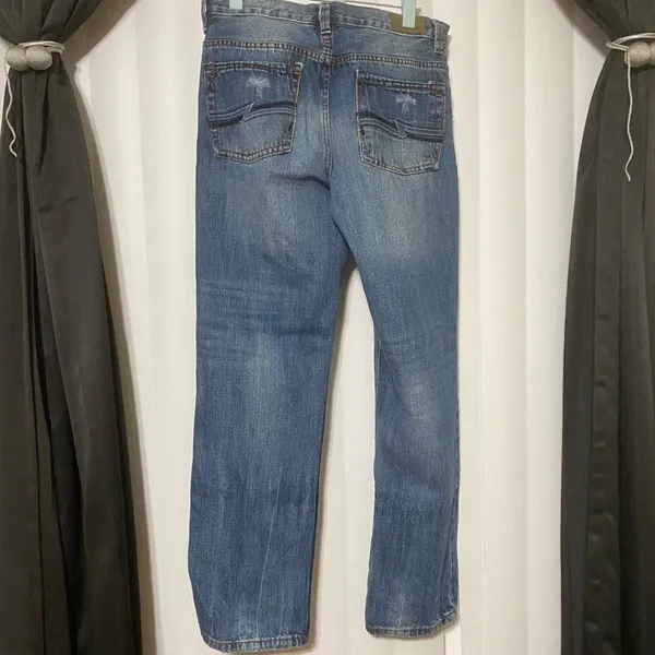 Urban Pipeline slim straight regular denim blue jeans - Image 5