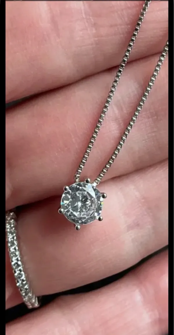 Vintage Sterling Silver necklace - Image 4