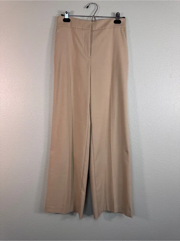 Ann Taylor Tan Wide Leg Trouser Dress Pants Womens 2 Preppy Classic Business - Image 13