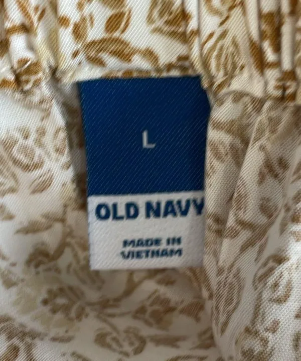 Old Navy Floral Tie Back Tank Top - Image 5