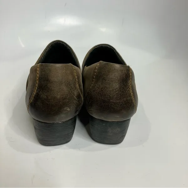 Born Kinney square‎ toe ankle booties size 8 Brown - Image 5