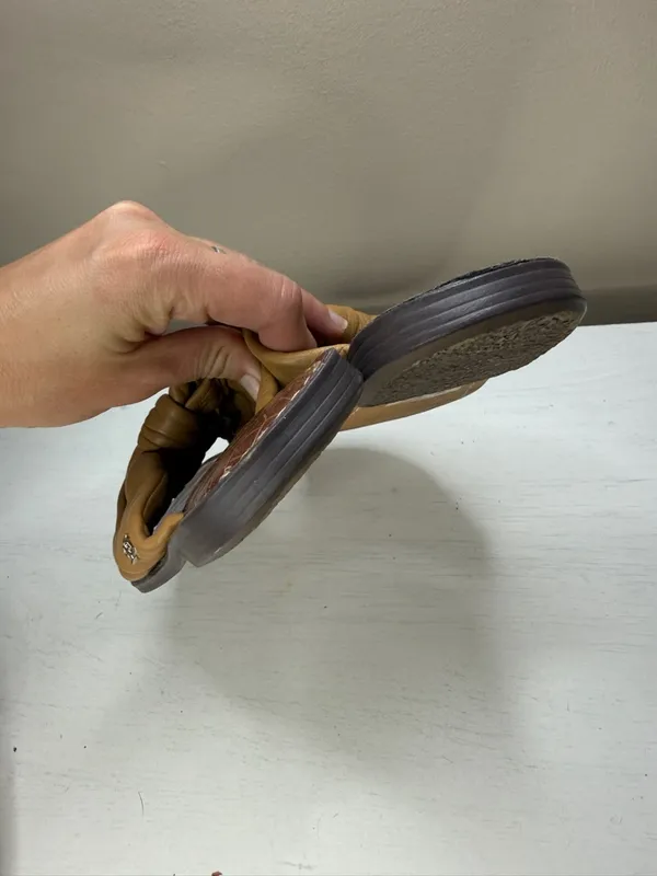 Sam Edelman Garson Slide Sandal Knotted Leather Cushioned Sz 8 - Image 8
