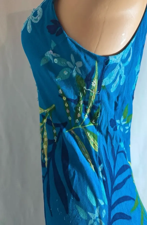 Long formal dress Blue - Image 6