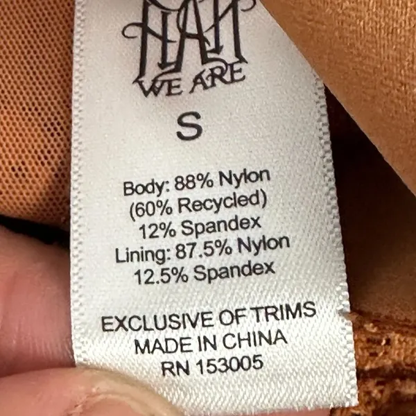 We Are HAH Got Ur Back Bra Brown Sugar Lace Size S - Image 4