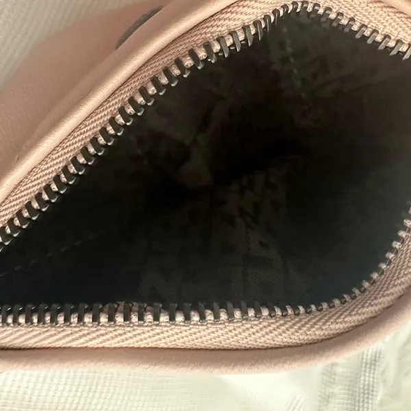 New Longchamp Le Pliage‎ Pale Pink Leather Coin Purse - Image 8
