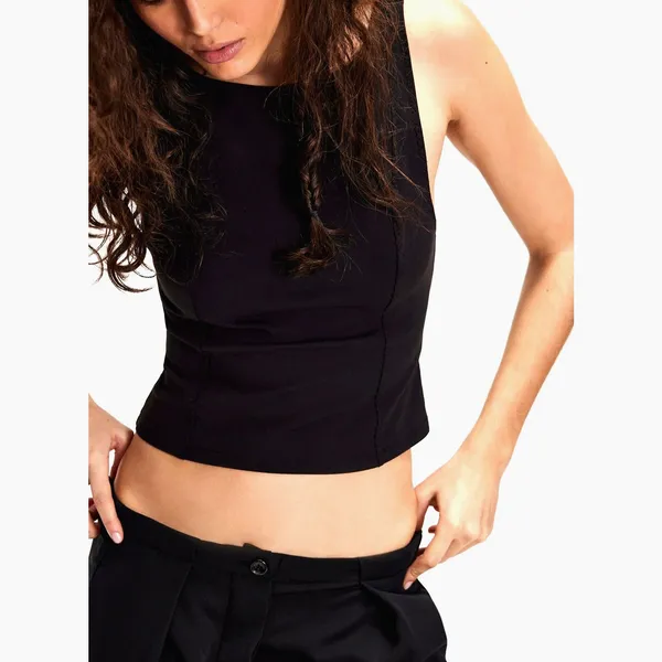 Free People Just Getting Started Muscle Tank Black Size L - Image 5