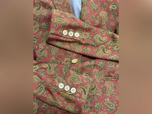 Vintage Mid 1980’s Schriver’s Corbin LTD Women’s Paisley Blazer Jacket Size S - Image 11