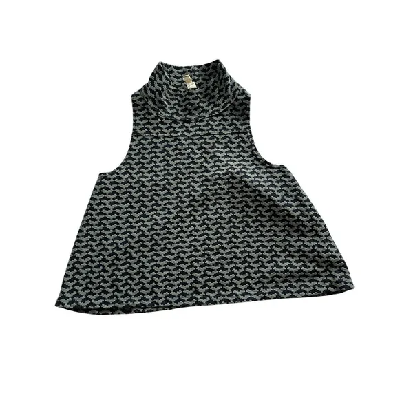 Free People Sleeveless Mock Neck A-line Blouse Size Small - Image 2
