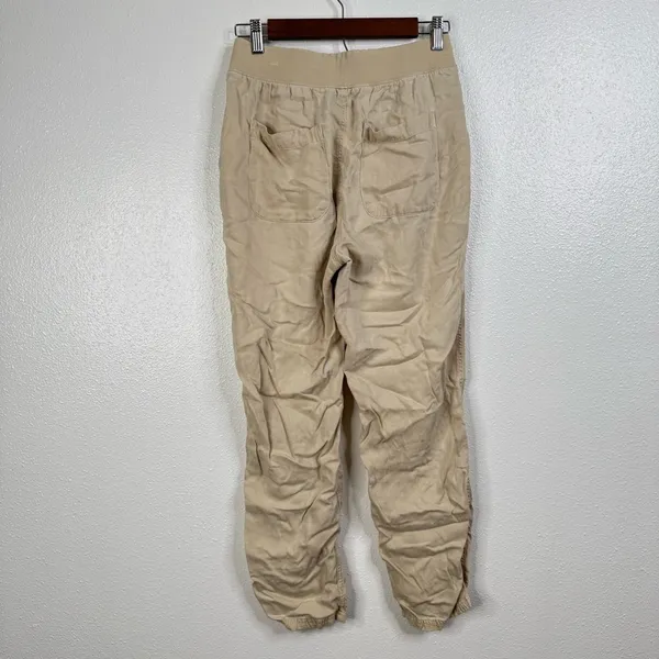 Faherty Arlie Linen Blend Tapered Leg Pull On Pants Size Small‎ - Image 3