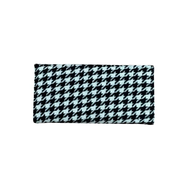 The Metropolitan Wallet Houndstooth Tri-Fold Organizer Black White‎ NWT 7.5x3.5 - Image 7