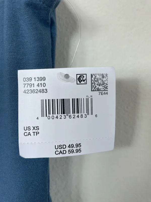 NWT American Eagle Outfitters Women’s Mini Dress Scoop Neck Blue Size XS - Image 4