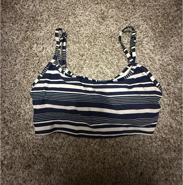 Aerie's Striped Scoop Bikini Top - Image 2