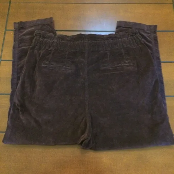 Free people margate paperbag waist corduroy panther rose medium - Image 8