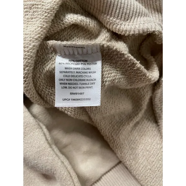 New Women’s State of Mind Dog Mom Sweatshirt Tan Oatmeal size XXL - Image 7