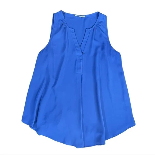 ✨ Lush Womens Sleeveless V Neck Royal Blue Top✨ - Image 2