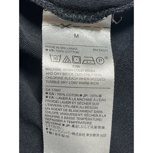 Banana Republic Women's Black Short Sleeve Crew Neck T Shirt Tee Top Size M - Image 6