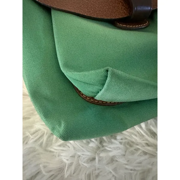 Dooney & Bourke Alto Small Nylon/Leather Crossbody Saddle‎ Crossbody Purse Bag - Image 4