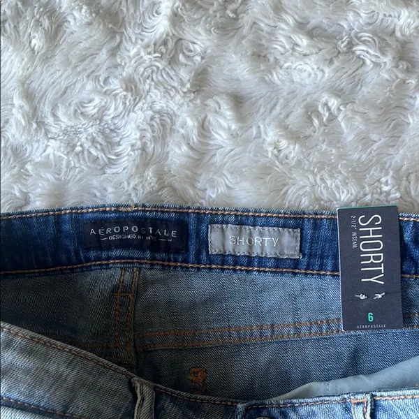 American Eagle‎ Outfitters Blue Jean Shorts Woman’s Size 6 NWT - Image 3