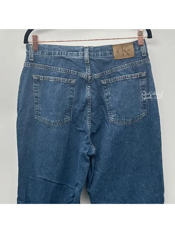 Calvin Klein Jeans Vintage 1990's Easy Fit Double Stone Boyfriend Jeans Size 29 - Image 3