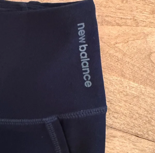 Women’s New Balance Black Biking Shorts (Size Small) - Image 4