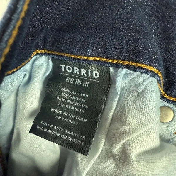Super Soft Jegging Jeans Dark Wash Hi-Rise Plus Size 22S 22 SHORT EUC - Image 10