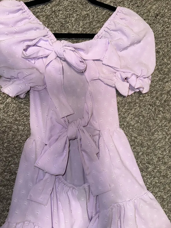 Purple flowy dress - Image 5