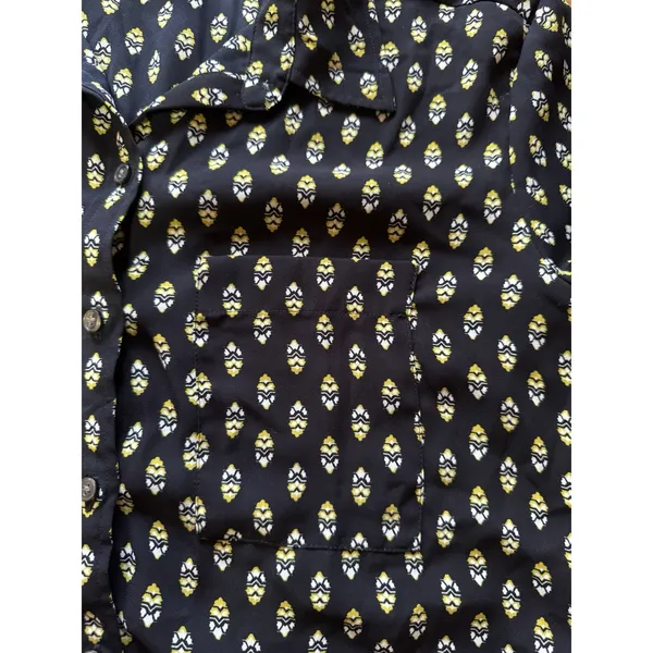 Ann Taylor‎ Factory Women Size Small Long Sleeve Button Down Blouse Polyester - Image 6