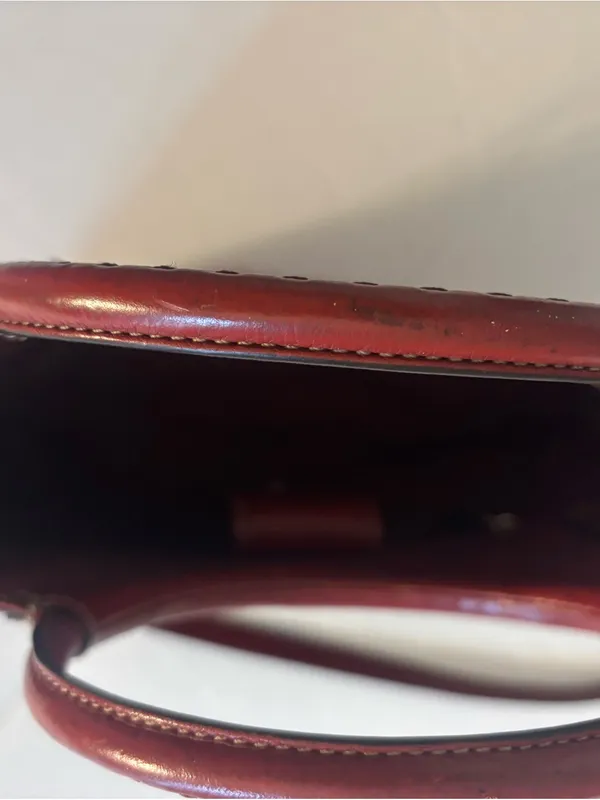 Fossil Top-Handle Leather Bag - Image 9
