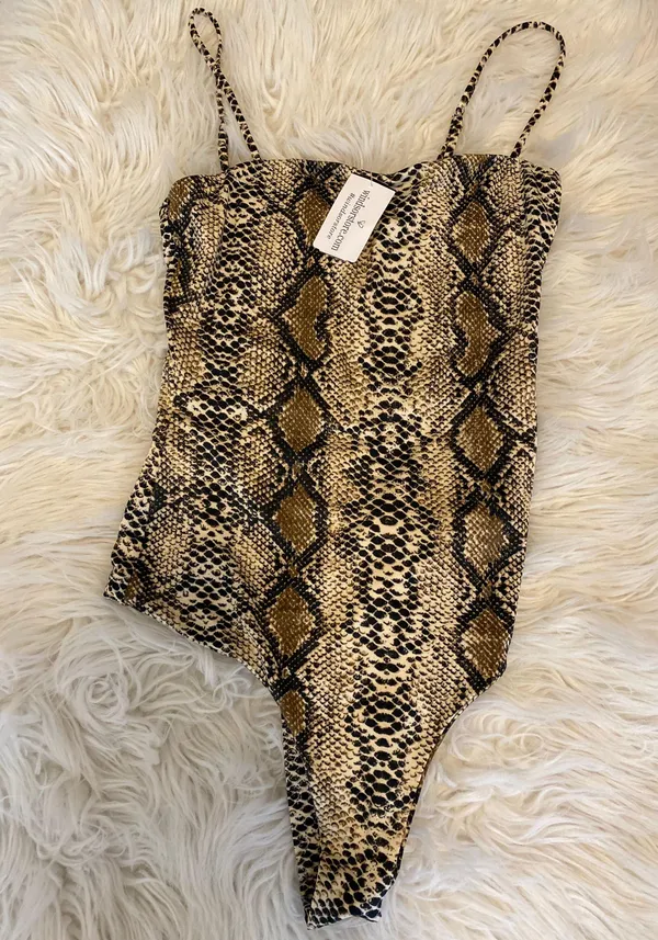 Snakeskin Bodysuit - Image 2