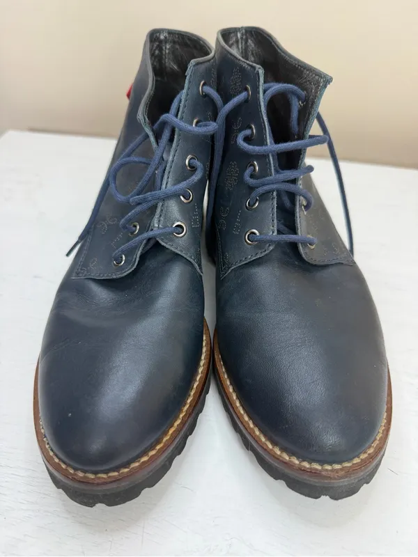 Marc Joseph New York Women's Size 7 Blue Spring Street Bootie Boots - Image 3